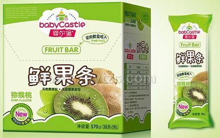 嬰爾堡鮮果條/水果條-獼猴桃味570g 小零食輔食