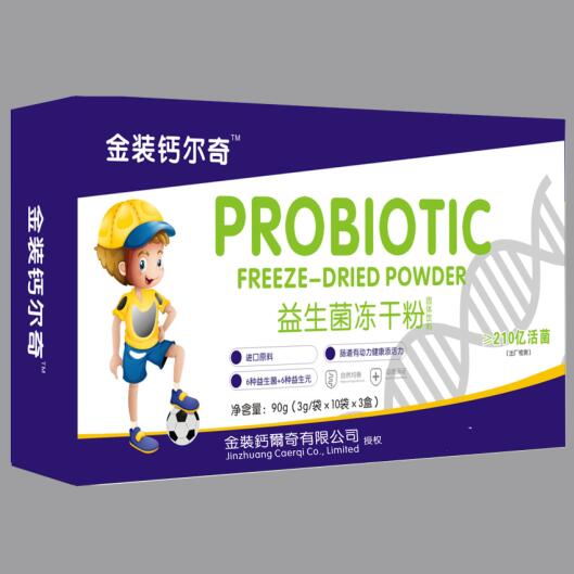 金裝鈣爾奇益生菌凍干粉固體飲料