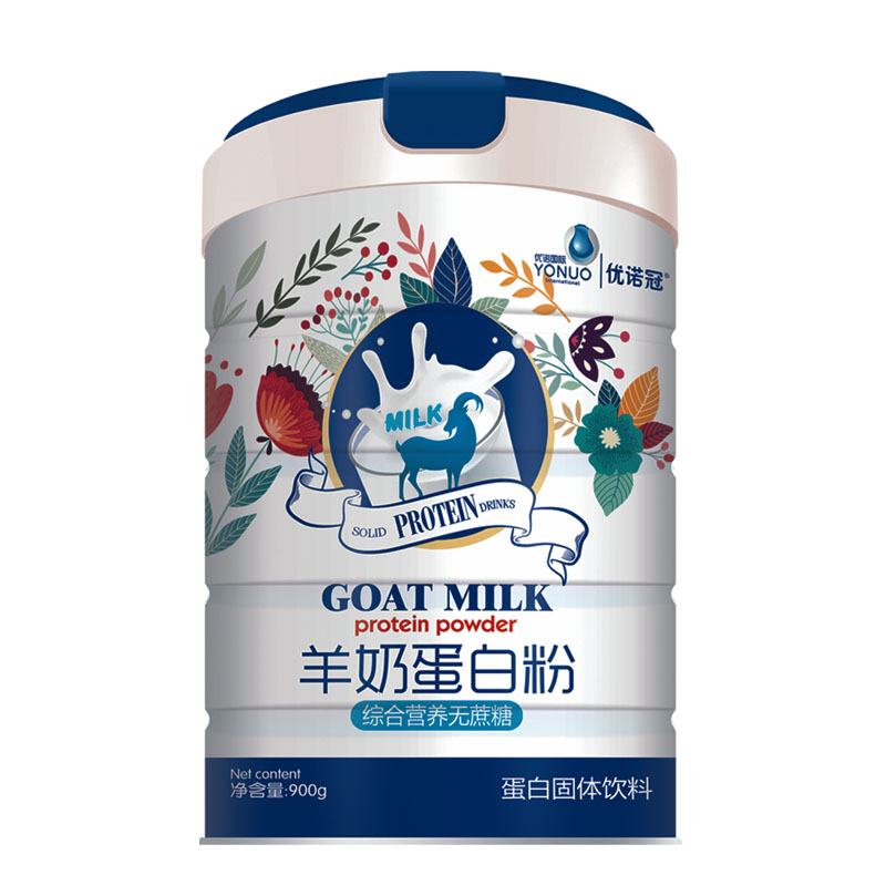 優(yōu)諾冠綜合營養(yǎng)無蔗糖羊奶蛋白粉