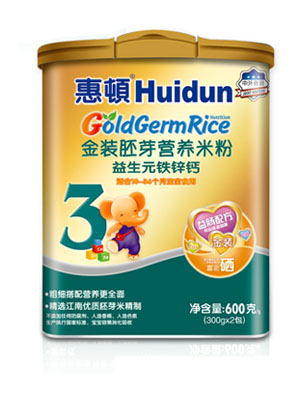 惠頓益生元鐵鋅鈣米粉