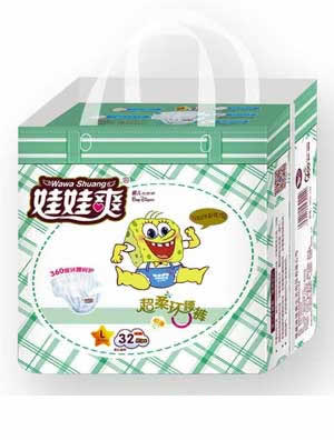 娃娃爽超柔環(huán)腰褲L碼32片