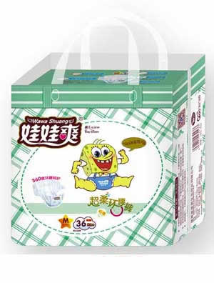 娃娃爽超柔環(huán)腰褲M碼36片