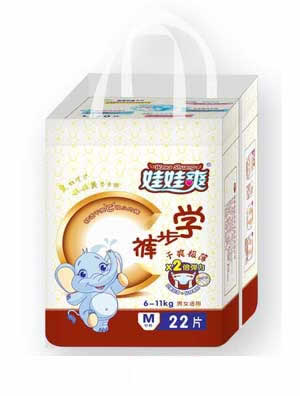 娃娃爽干爽極薄學(xué)步褲M碼22片