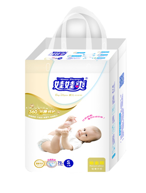 娃娃爽360°環(huán)腰呵護(hù)嬰兒紙尿褲S
