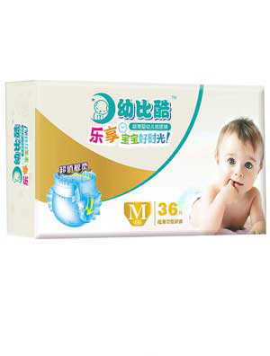 幼比酷超薄型紙尿褲M碼36片