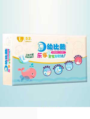幼比酷紙尿片大包L-52片