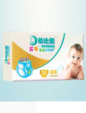 幼比酷紙尿褲大包M-60片