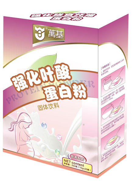萬基強(qiáng)化葉酸蛋白質(zhì)粉盒裝